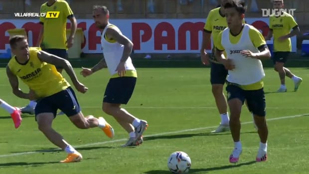 Kubo’s quality at Villarreal’s training